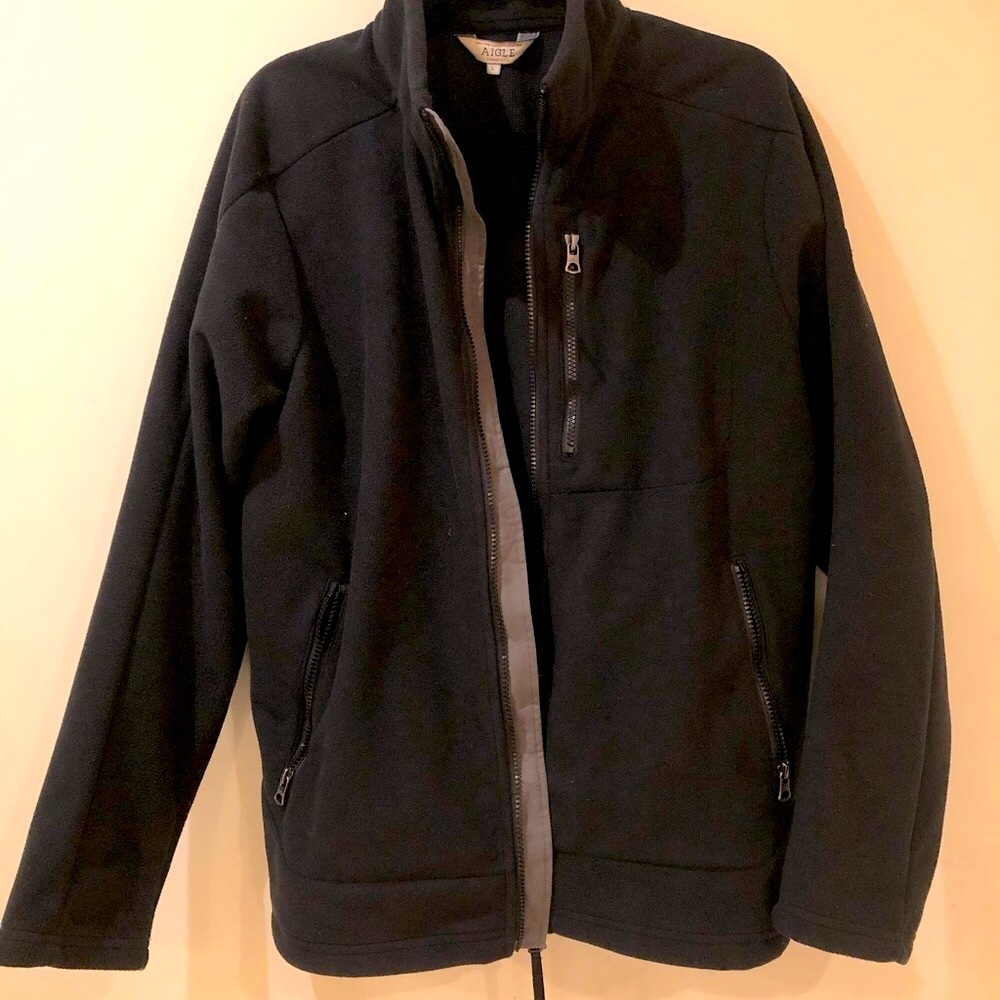 Aigle zipped fleece Gore-Tex infinium wind stopper